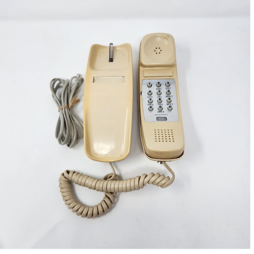 Vintage Trimline Bell Touch Tone Corded Wall or Table Phone - dial tone - Picture 2 of 6